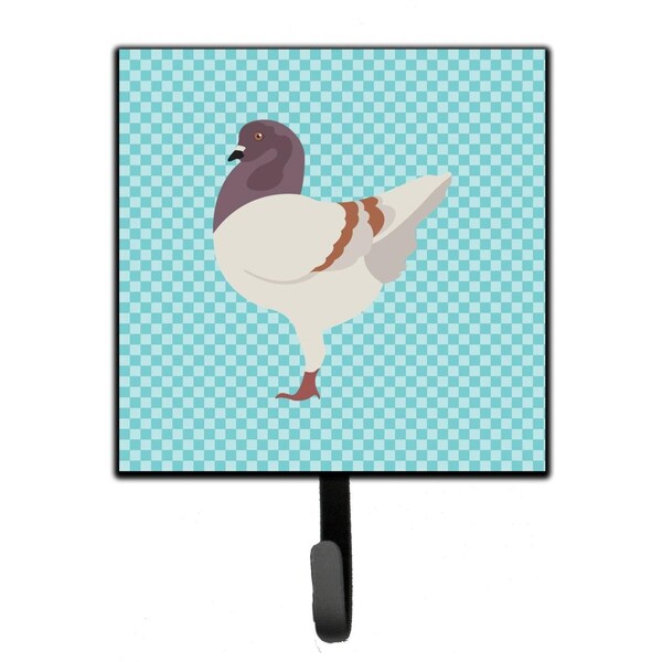 Carolines Treasures German Modena Pigeon Blue Check Leash or Key Holder BB8123SH4 - main